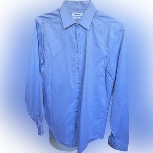 Calvin Klein Men’s Blue Dress Shirt Neck 15 34/35